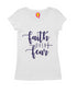 Faith over fear Christianity Womens Tshirts